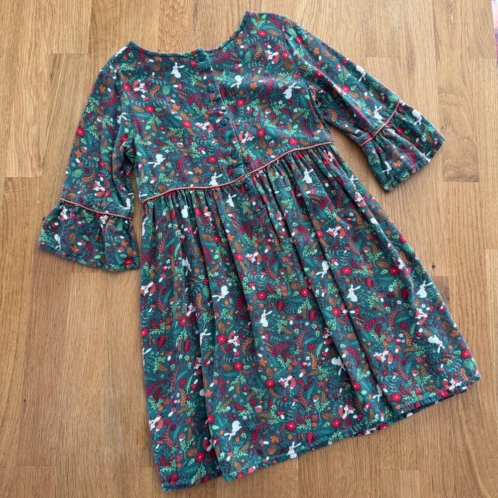 Beebay 7 Green Forest Friends Bell Sleeve Dress - Picture 3 of 8
